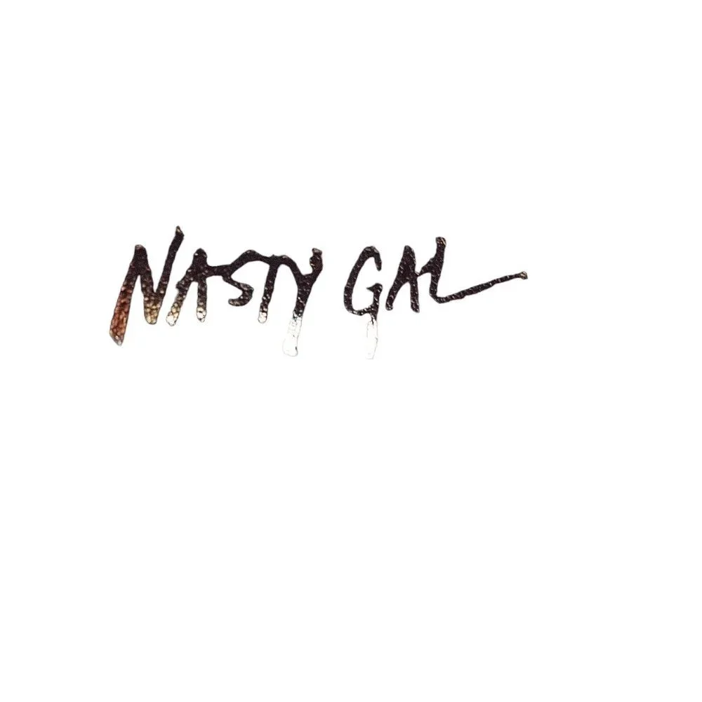 Nasty Gal Faux Black Patent Leather Croc  Ankle Boots